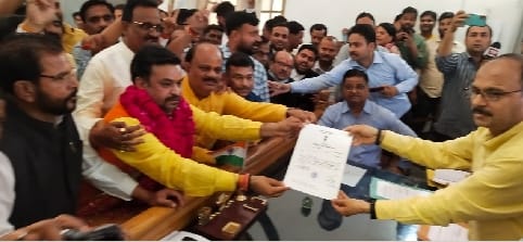 BJP candidate Anoop got victory after two days of tug of war