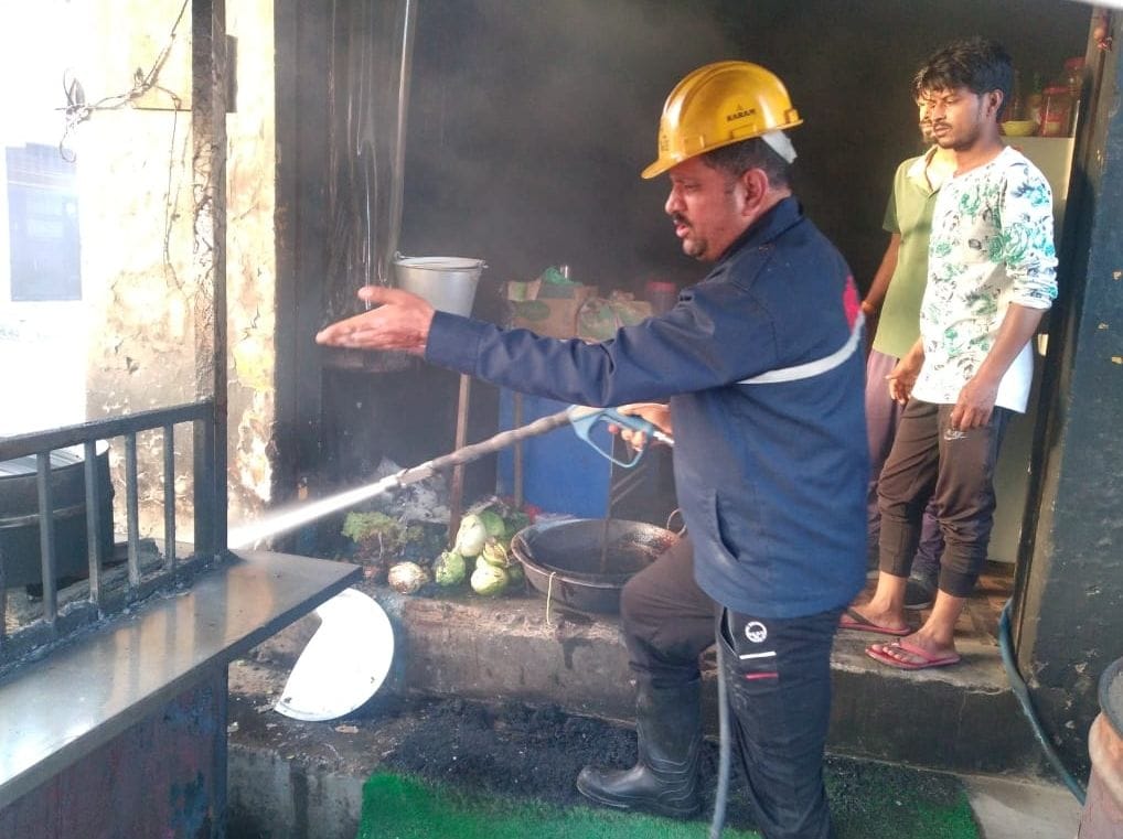 restaurant fire due to cylinder leak