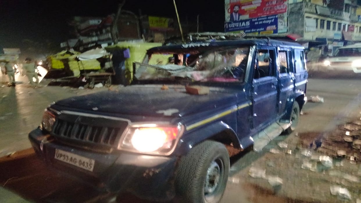 People created ruckus about getting martyr status for jawan angry people vandalized