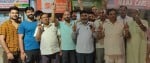 छुटमलपुर में अरविंद शर्मा के मंत्री बनने पर जश्न मनाते भाजपाई