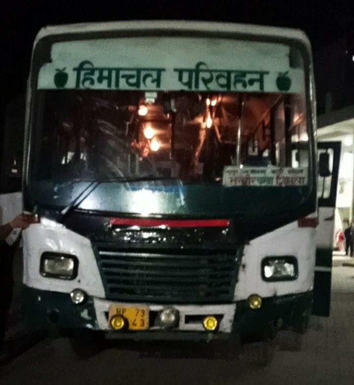 HRTC buses gasp in the middle, passengers upset