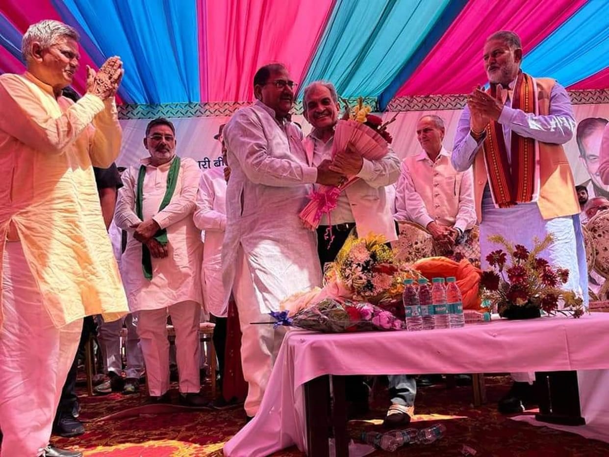 Haryana News: After the bumper victory of AAP in Punjab, Ch. Birender Singh demonstrated his strength in Uchana in  his home district Jind on Friday