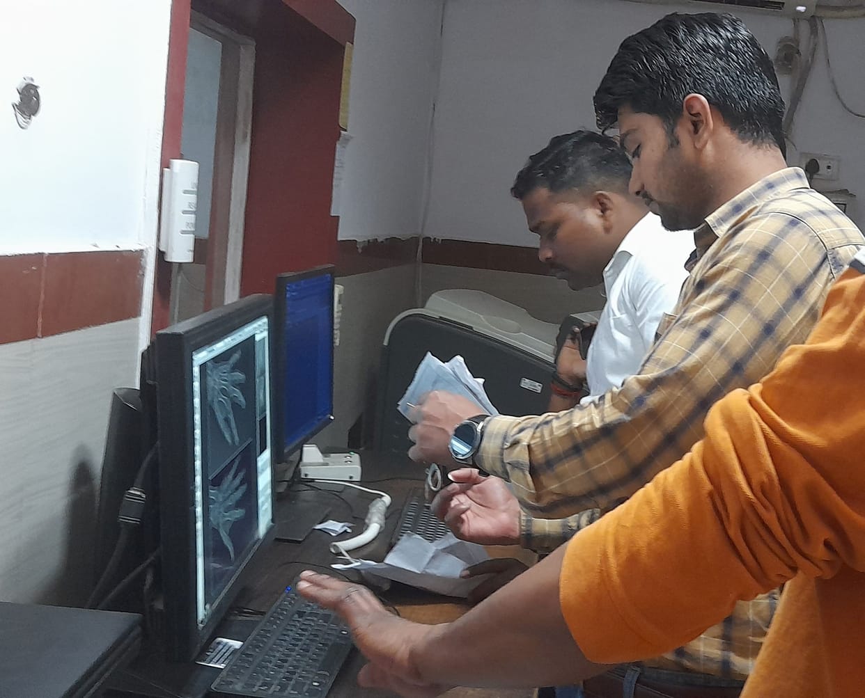 X ray,report on mobile phone