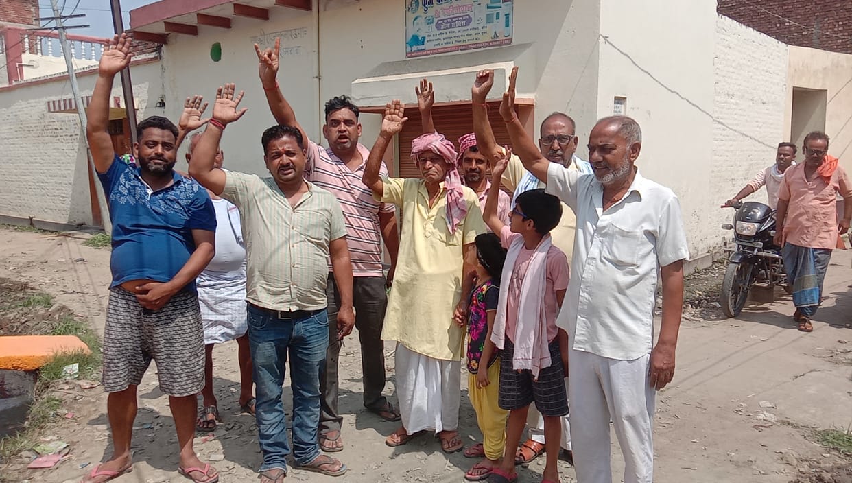 Villagers protest over delay in road construction