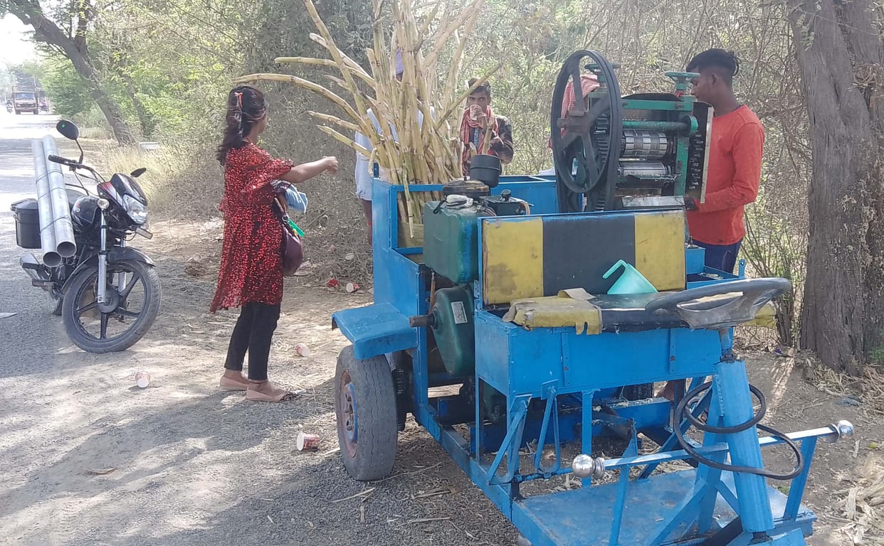 Increase in sales of soft drinks due to increase in heat
