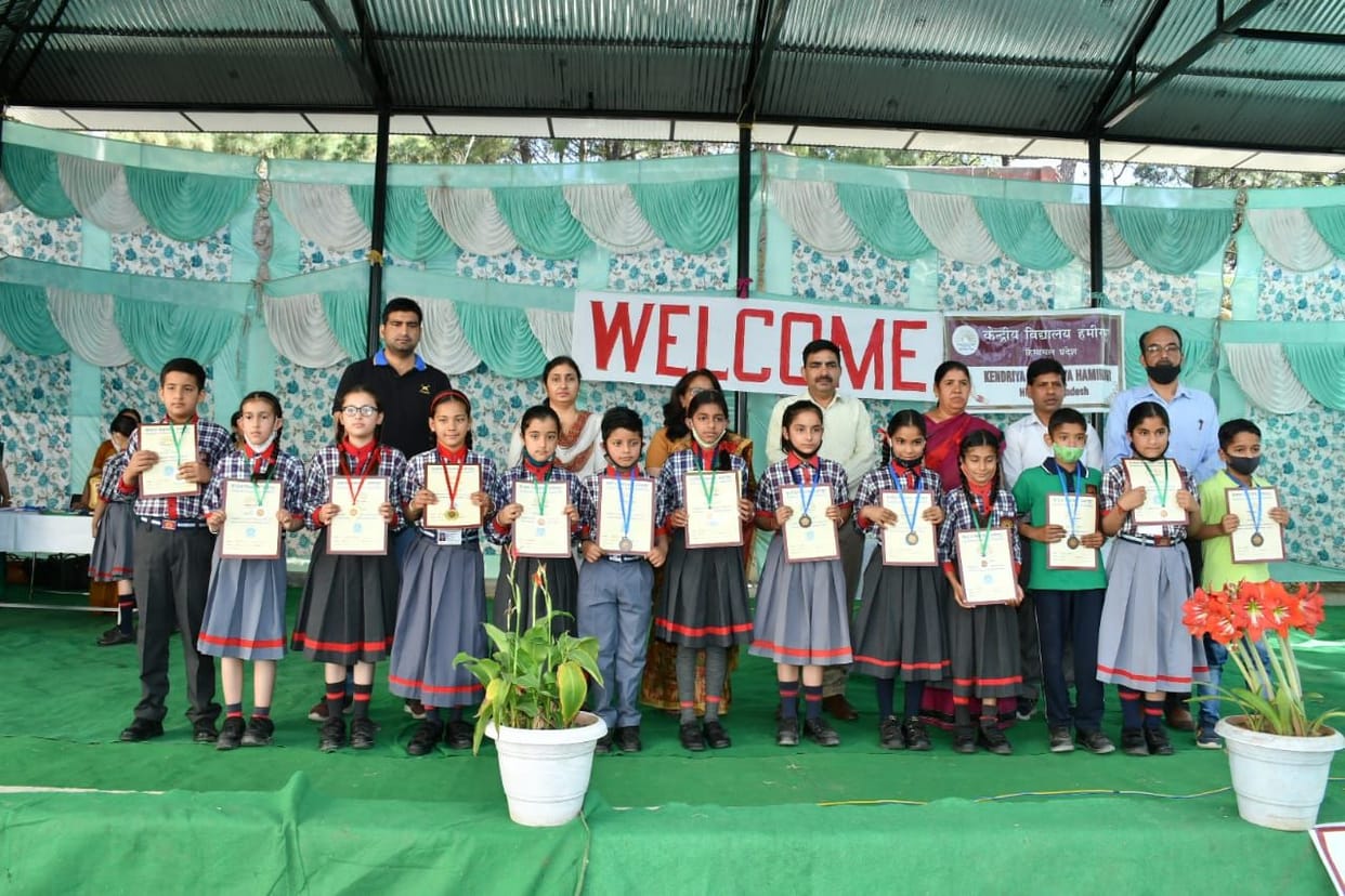 Awarded medals to the toppers in annual examinations