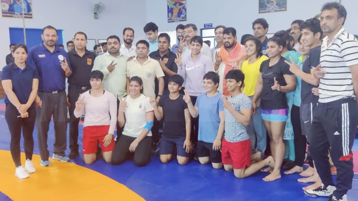 Eight players from Haryana in the 10-member Indian team selected for the Asian Wrestling Championship
