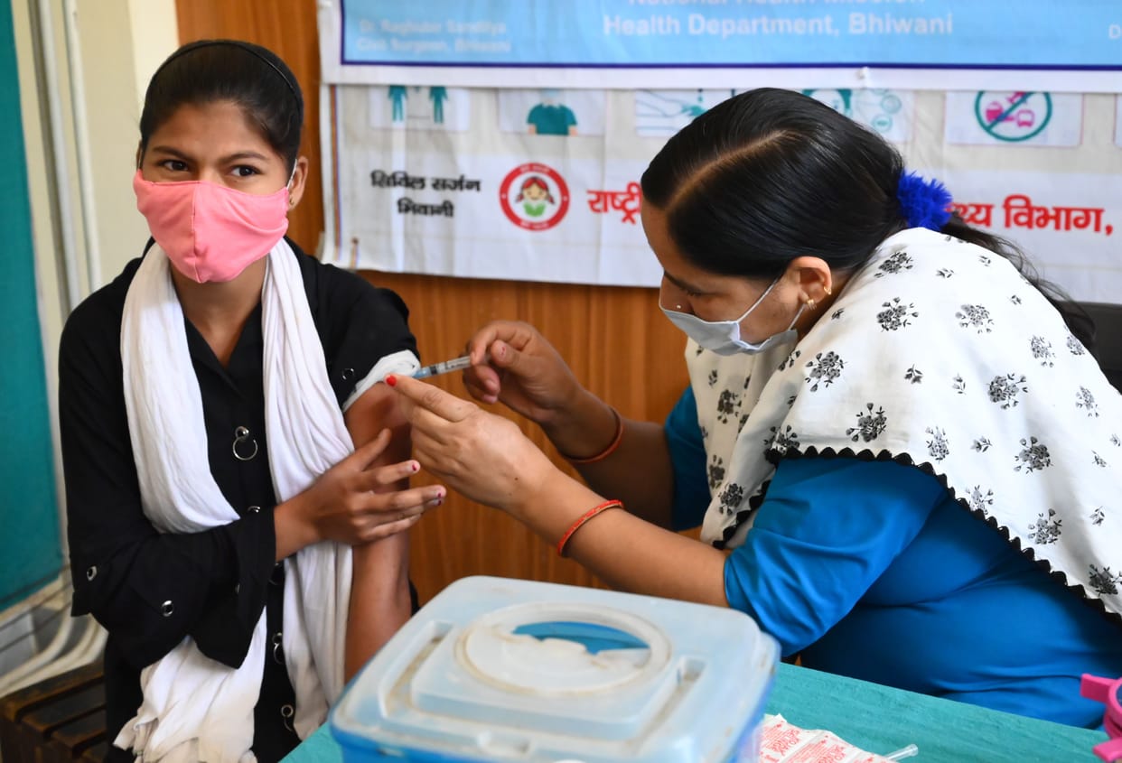 Vaccination started in more than 100 schools