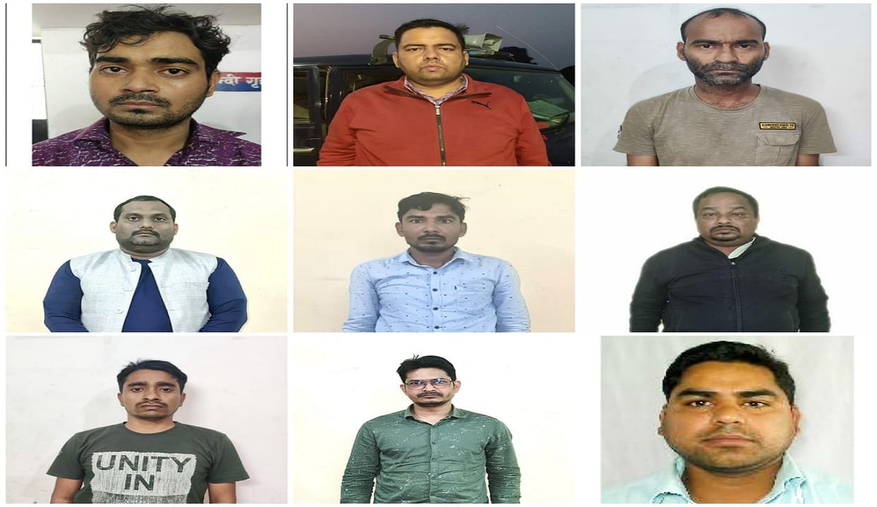 Nine accused including gangster of neet solver gang gangster