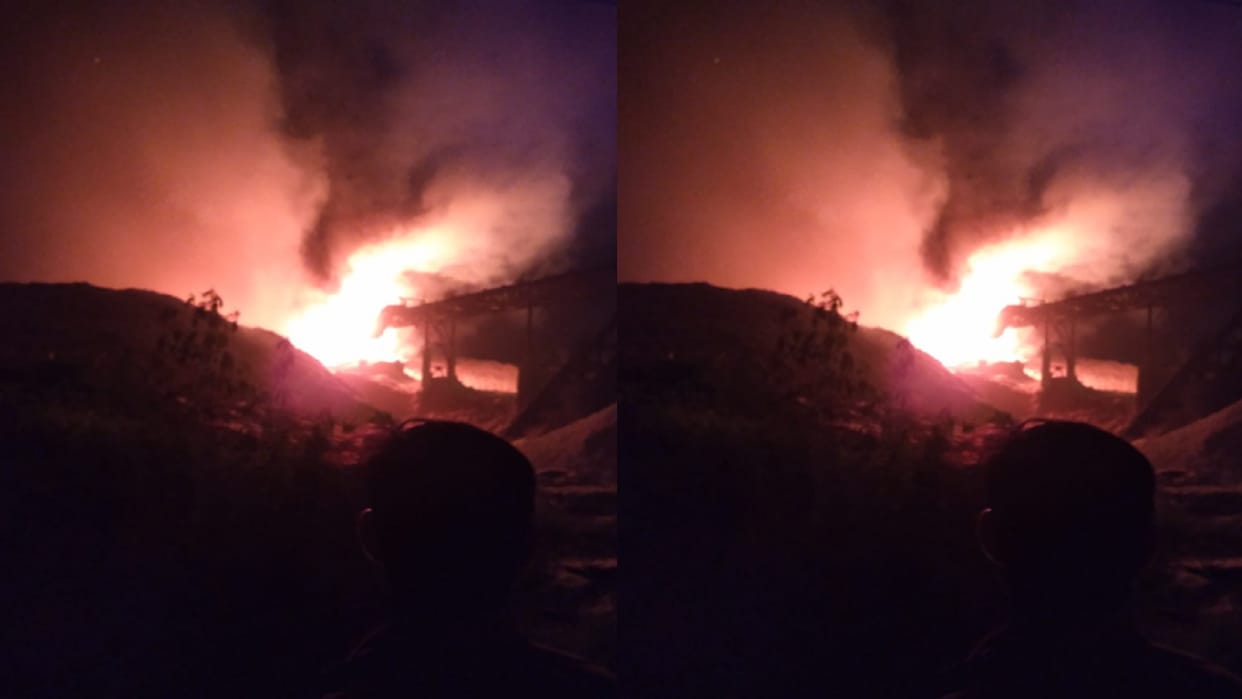 Saharanpur News: fire breaks out in Baigas of Sugar Mill and was loss of lakhs of rupees