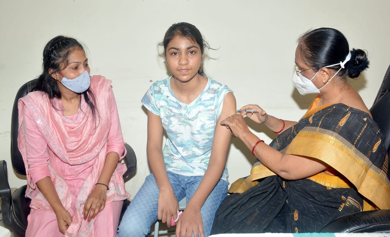 Children said, do not panic, get anti-covid vaccine