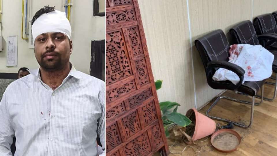 Fight broke out between Junior Engineer and Councilor in Panchkula