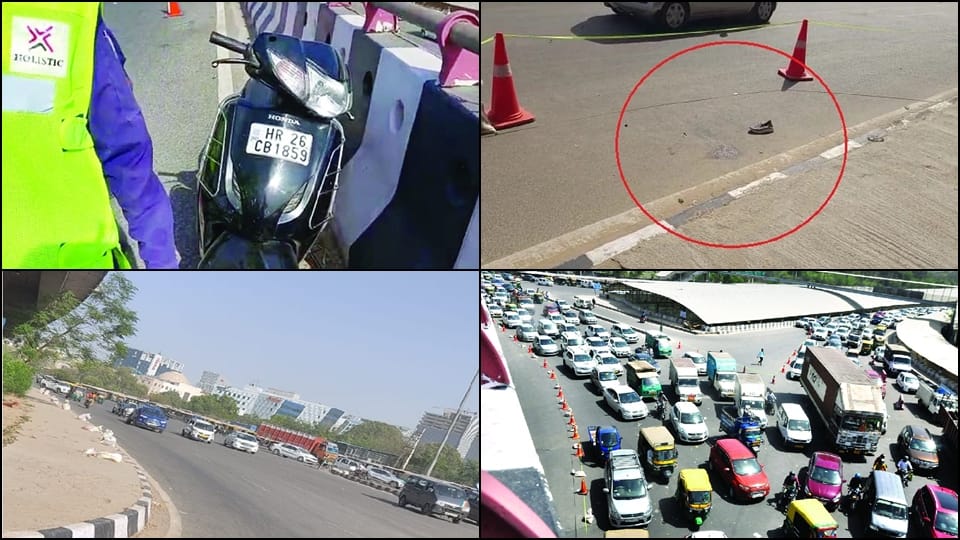 girl student dies after jumps from flyover at rajiv chowk in gurugram