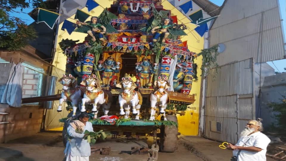 Lord Ranganath Rath Yatra taken out from Ranganath Temple in Vrindavan