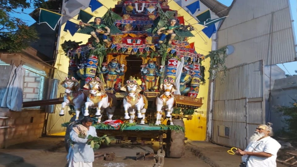 Lord Ranganath Rath Yatra taken out from Ranganath Temple in Vrindavan