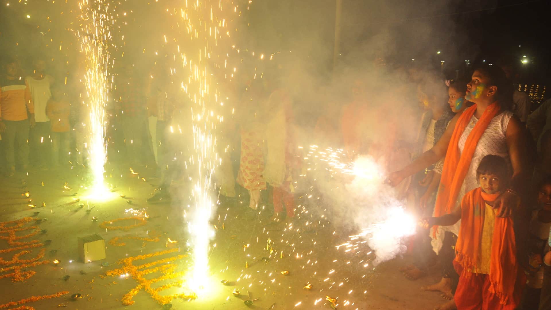 People celebrated Yogi Adityanath becoming CM in Gorakhpur