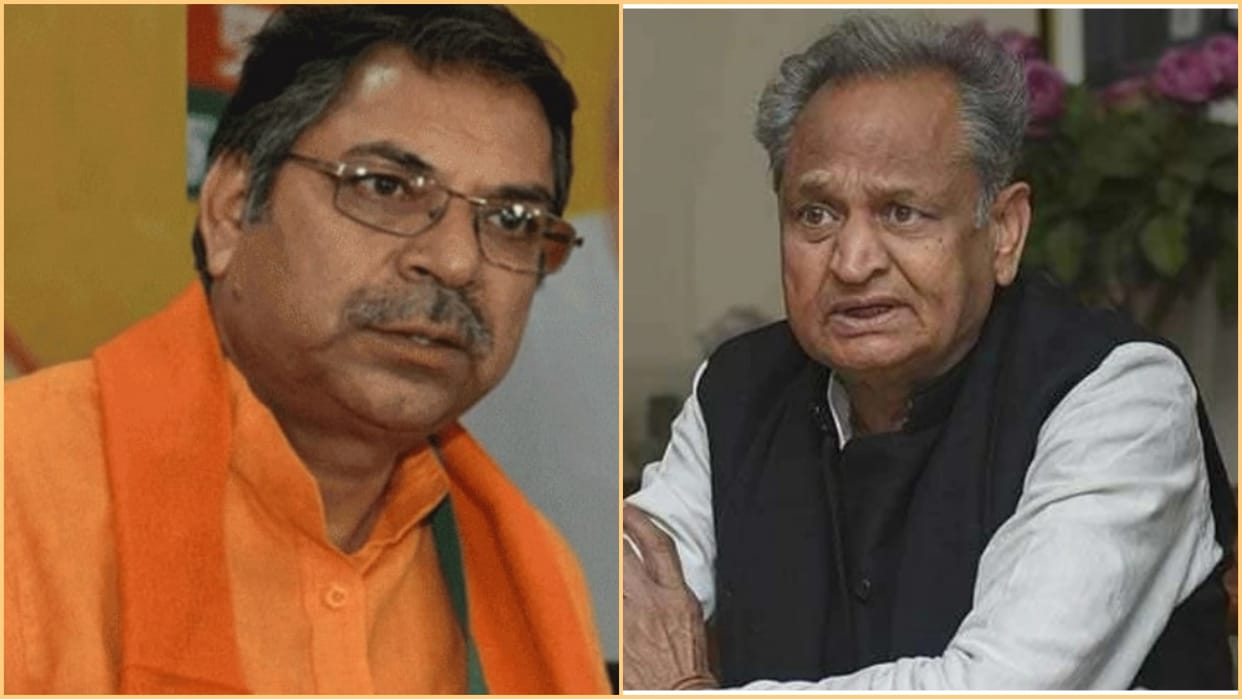Rajasthan BJP President Satish Poonia attack CM Gehlot Jaipur Agnipath Scheme 