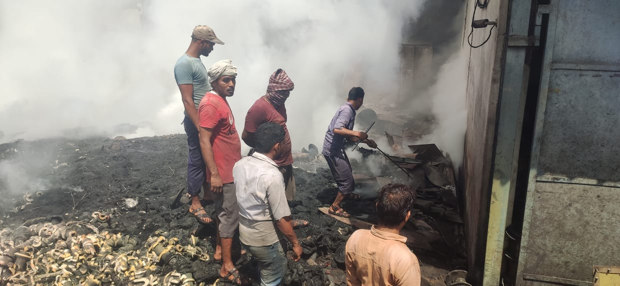 Fire in Rauja substation, power supply affected