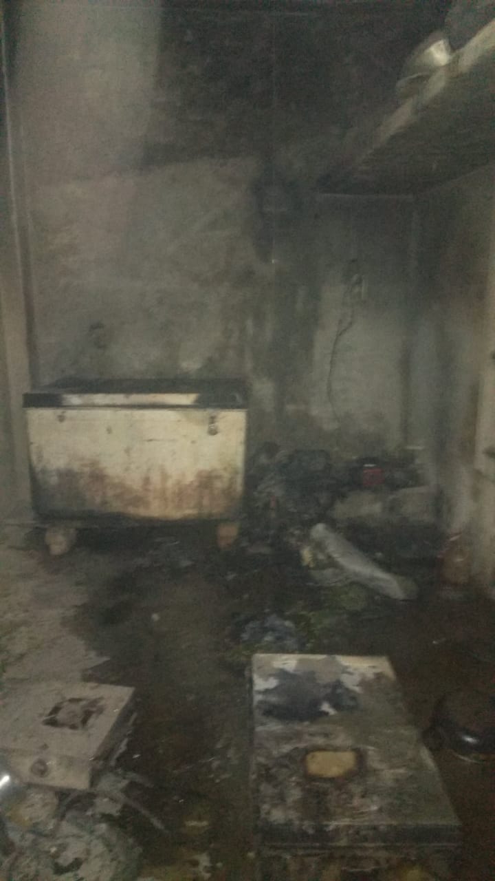 Cylinder fire exploded due to leakage, loss of lakhs