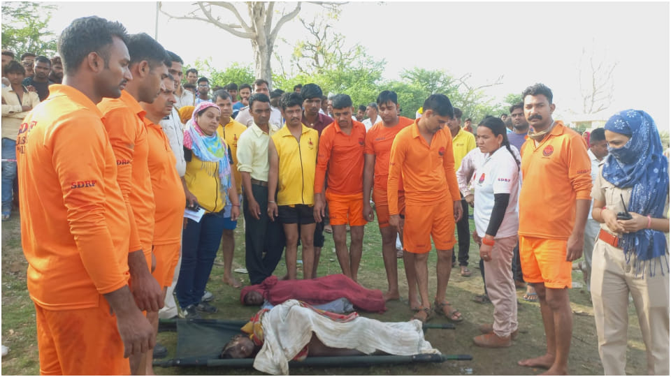 Ajmer news two children died due to drowning in pond