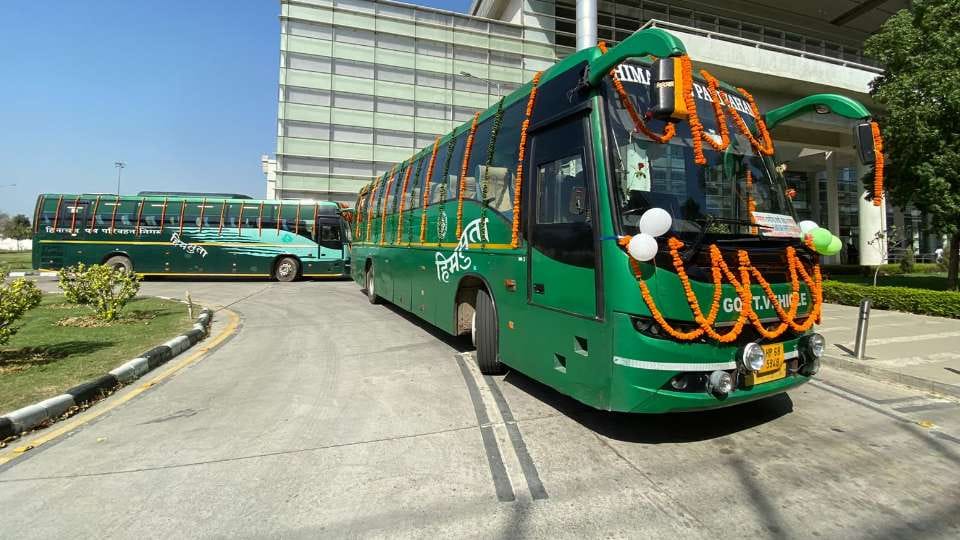 Now direct Volvo bus service from Chandigarh Airport to Himachal Pradesh