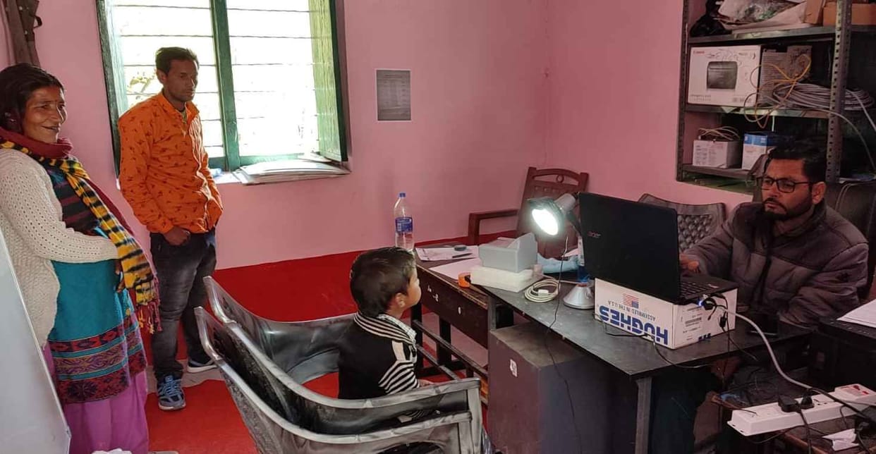 Adhar is in Making Process