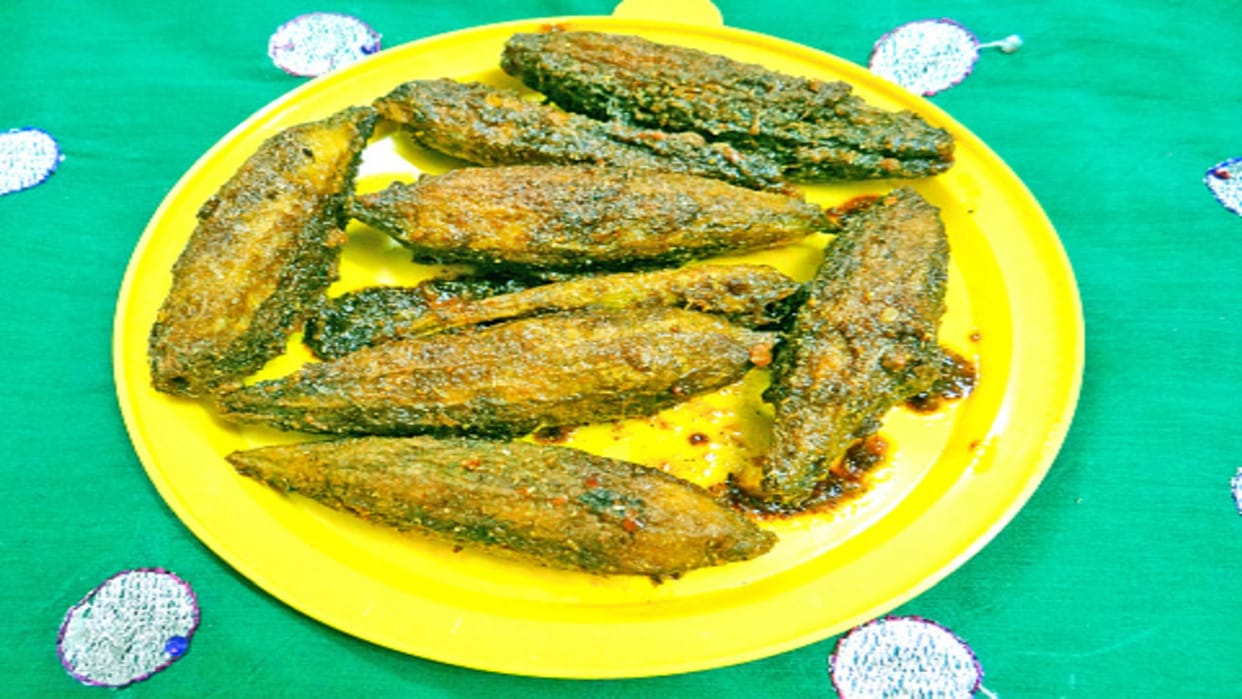 aaj ki rasoi make bharwa karela with twist recipe