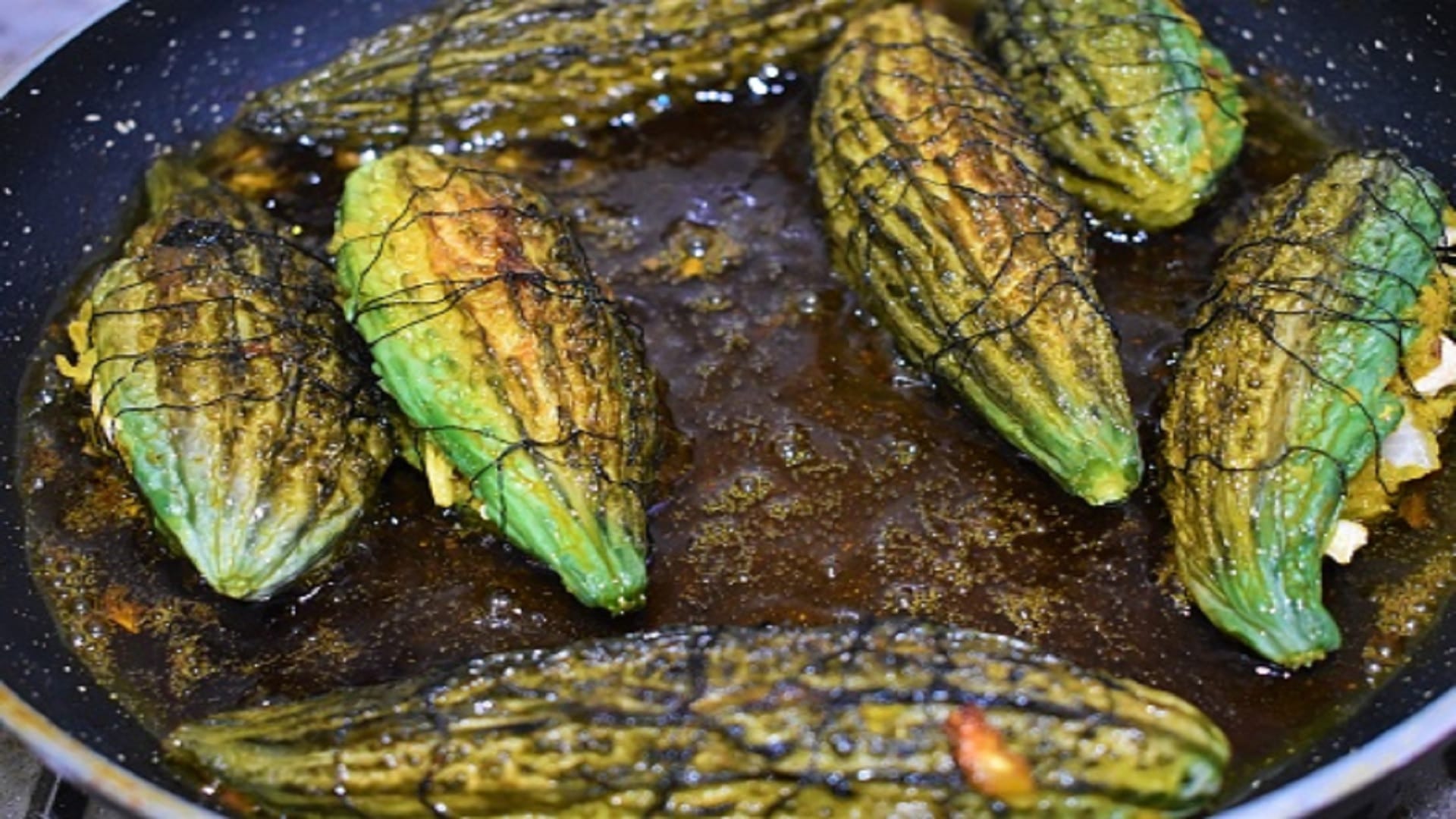 aaj ki rasoi make bharwa karela with twist recipe