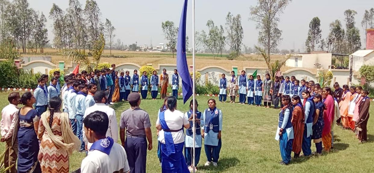 Cultural program held in Scout Guide camp
