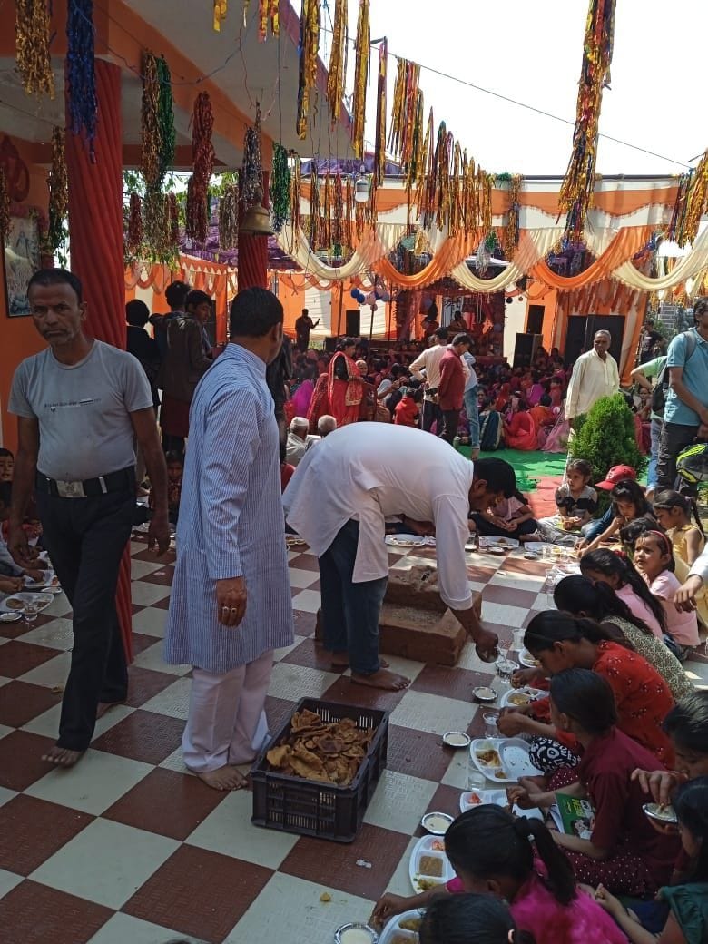 Cultural Gathering In Temple