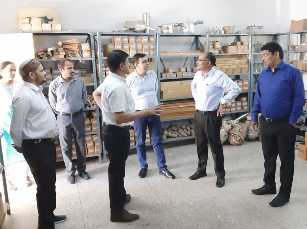 PCI team inspected the Department of Pharmaceutical Science