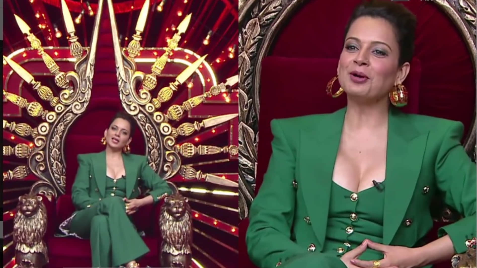 lock upp kangana ranaut show saisha shinde kissed to mandana karimi and said she finds Mandana attractive