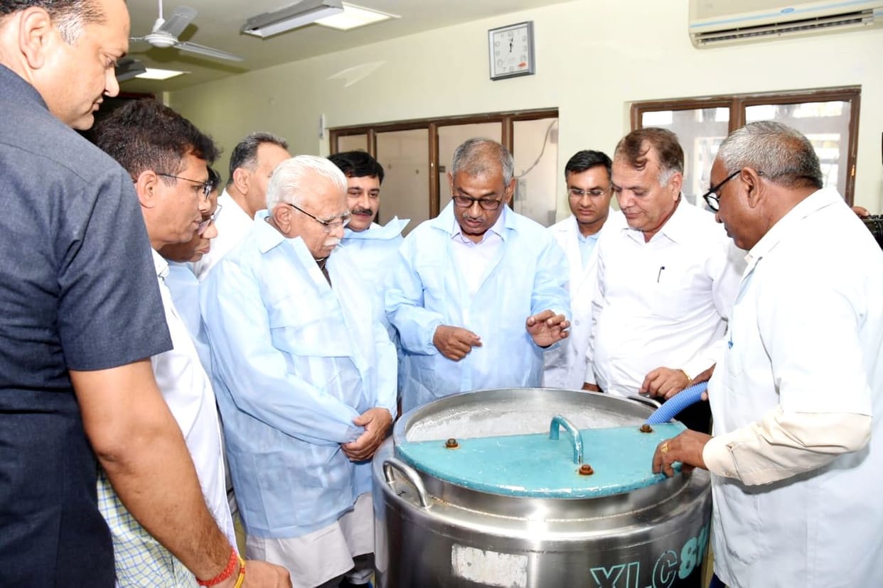 CM inquired about research works in Central Buffalo Research Institute