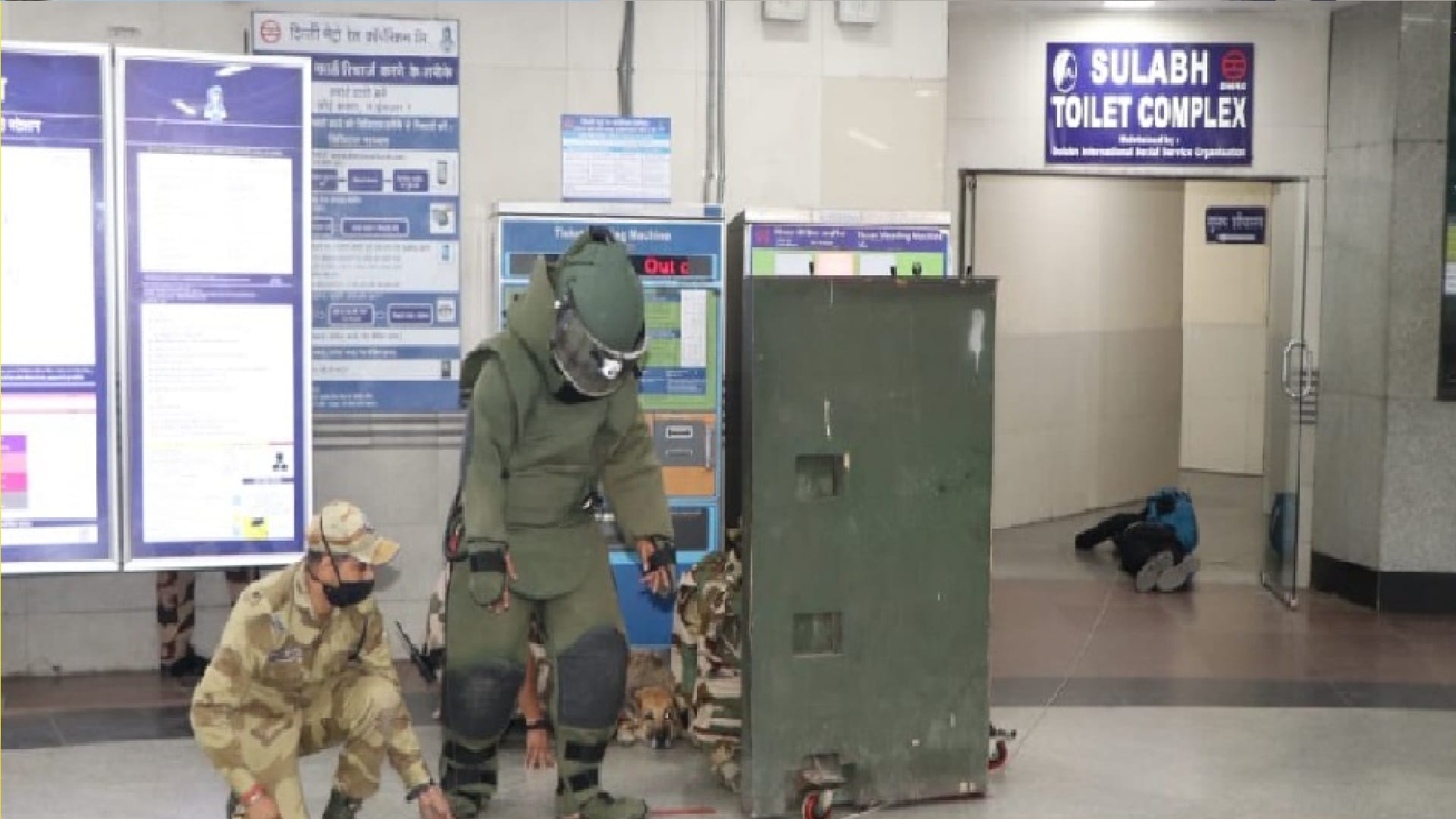 Mock drill to check security security personnel practiced to deal with terror attack