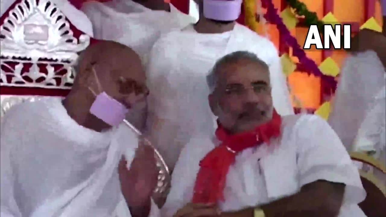 PM Narendra Modi addresses Ahinsa Yatra Sampannata Samaroh Karyakram
