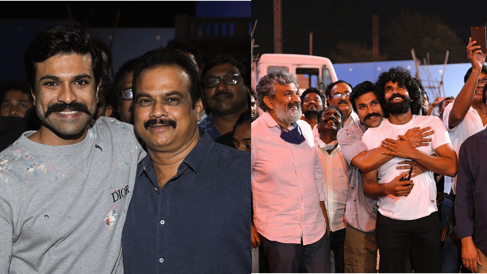 Ram Charan birthday celebrations on the sets of RRR SS Raja Mouli has a surprise plan for actor, see photos