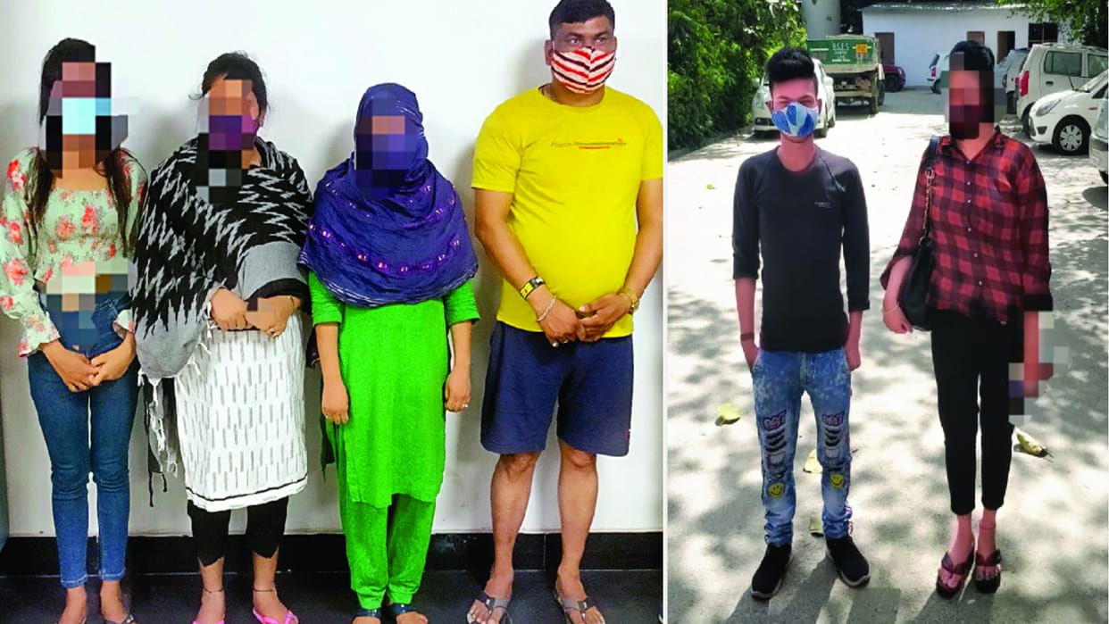 High Profile Brothel Racket Exposed In Delhi Sex racket was running at two places, six including four women arrested