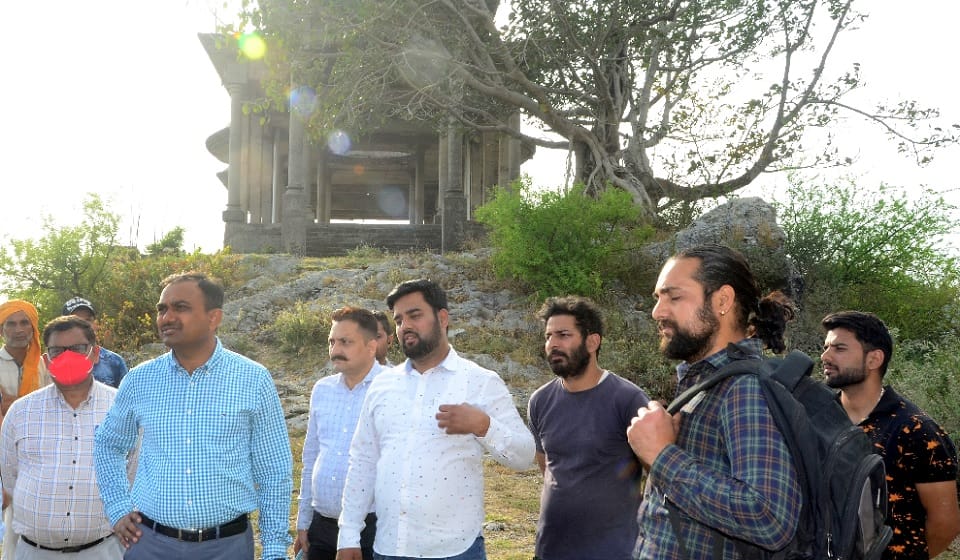 Shankaracharya temple in Katra to be built soon Shrine Board CEO reviews construction work