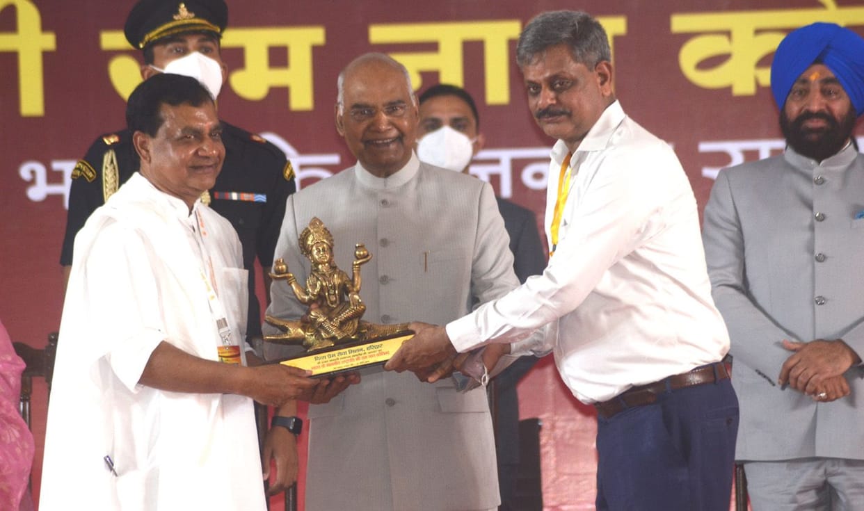 The seed of service planted by my small role has become a banyan tree today: President