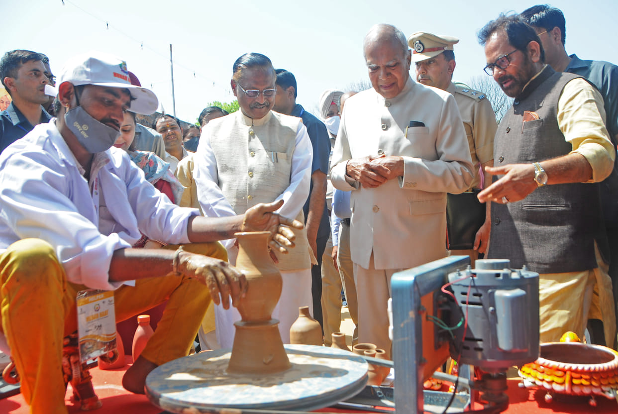 Chandigarh Administrator inaugurates Hunar Haat at Parade Ground, Sector-17