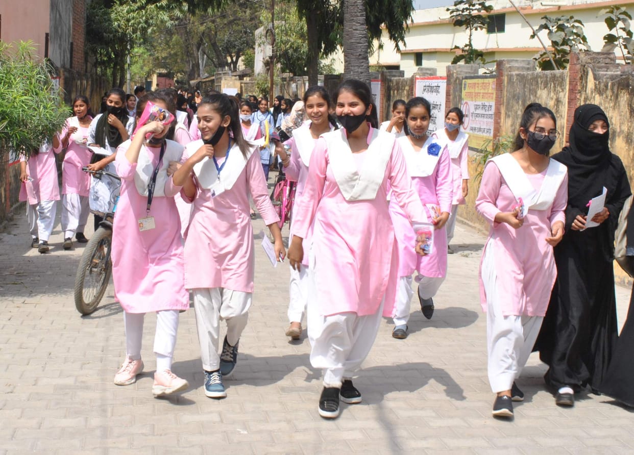 28734 candidates of high school and intermediate took the examination