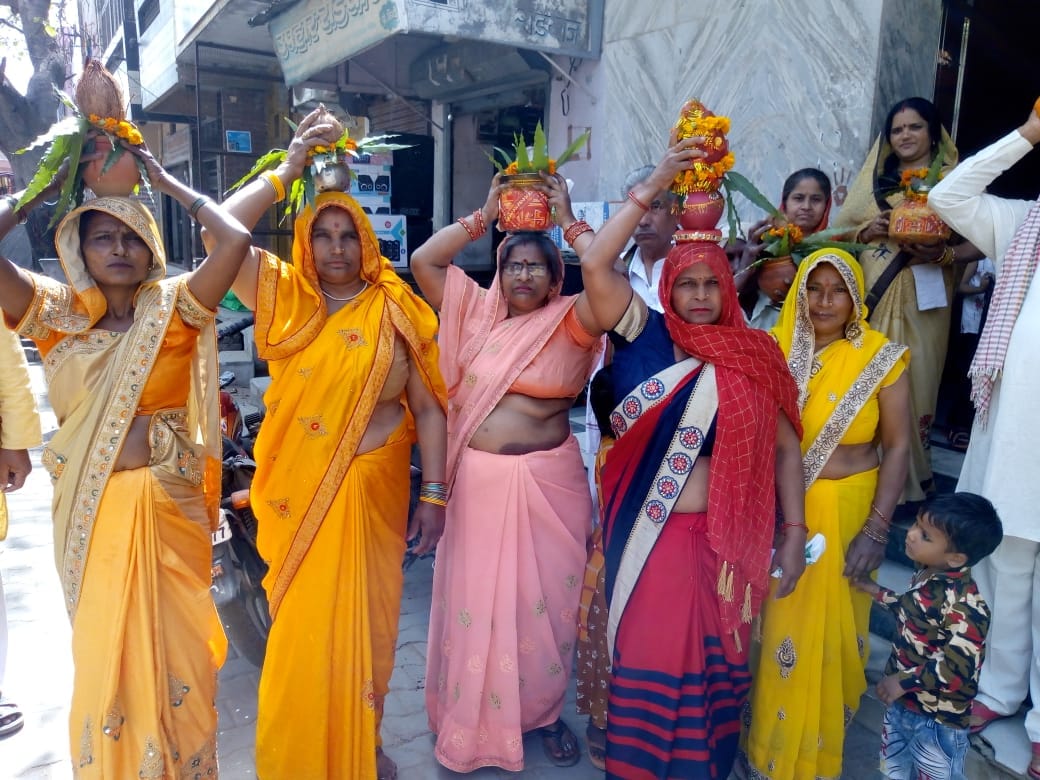 Hanumant Katha launched, Kalash Yatra taken out