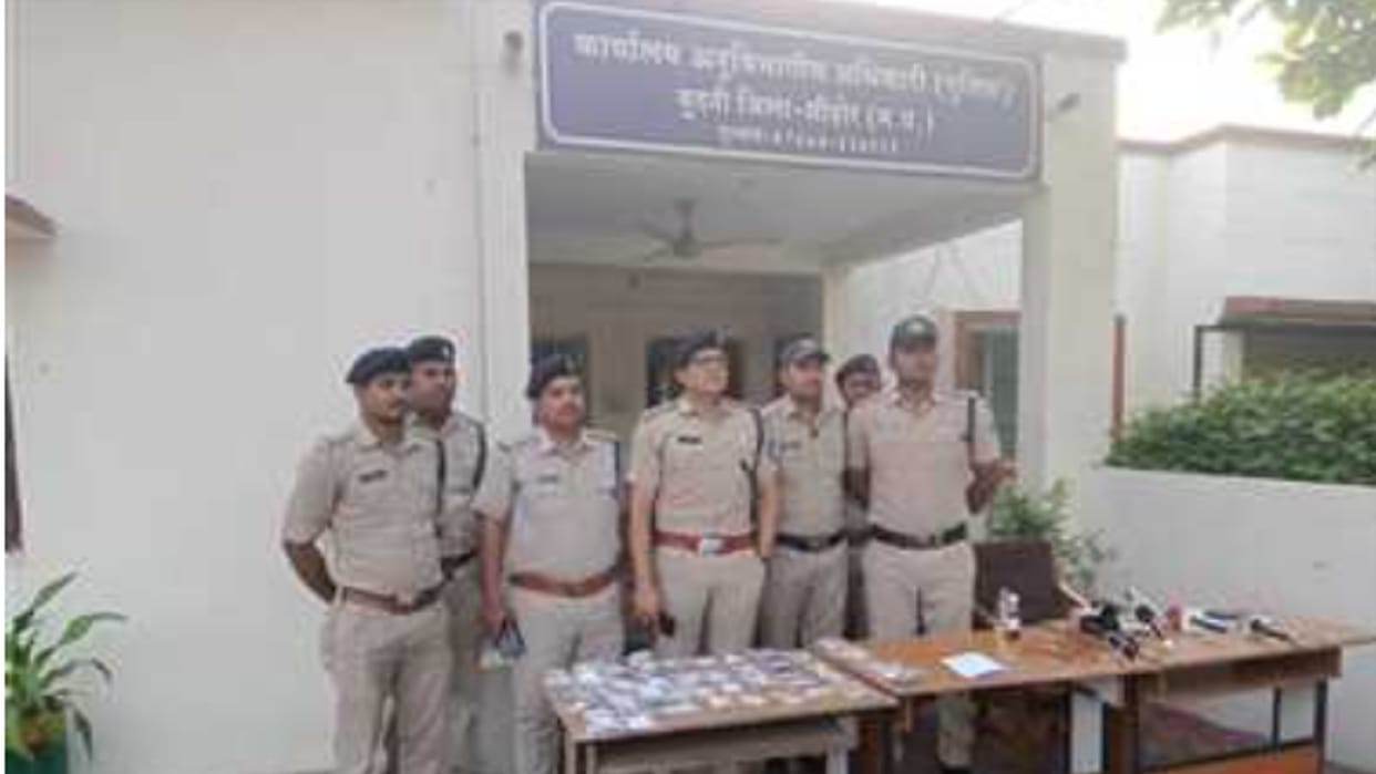 Sehore: The absconding accused on parole from UP committed 6 thefts in Shahganj, arrested for 16 tola of gold