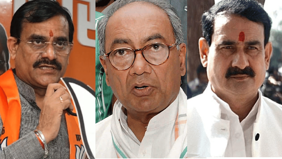 Ruckus over punishment: Sharma called Digvijay a political goon, Narottam Mishra said - unreliable leader