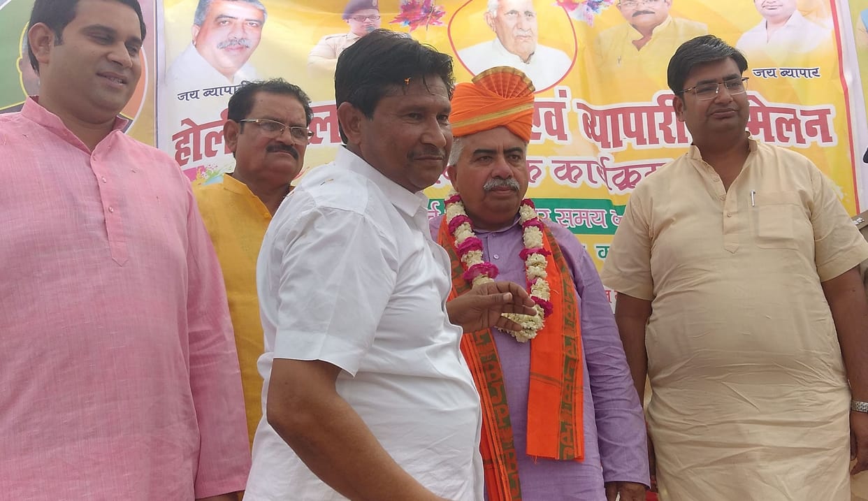 Cabinet Minister Rakesh Sachan welcomed in Gajner and Moosanagar, said - Priority work will be done on basic facilities