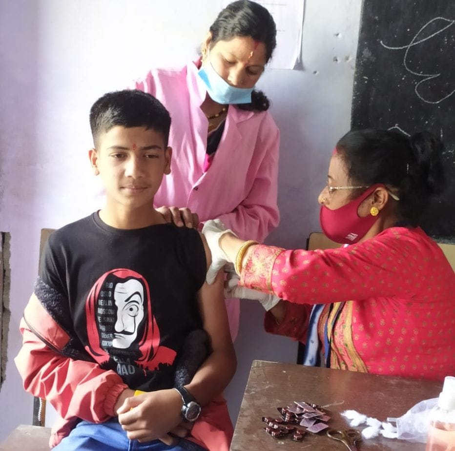 Toffy and Chocolate for Vaccination