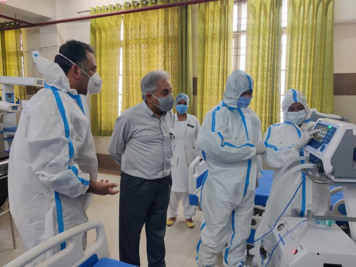 Mock drill on five health units including District Women's Hospital
