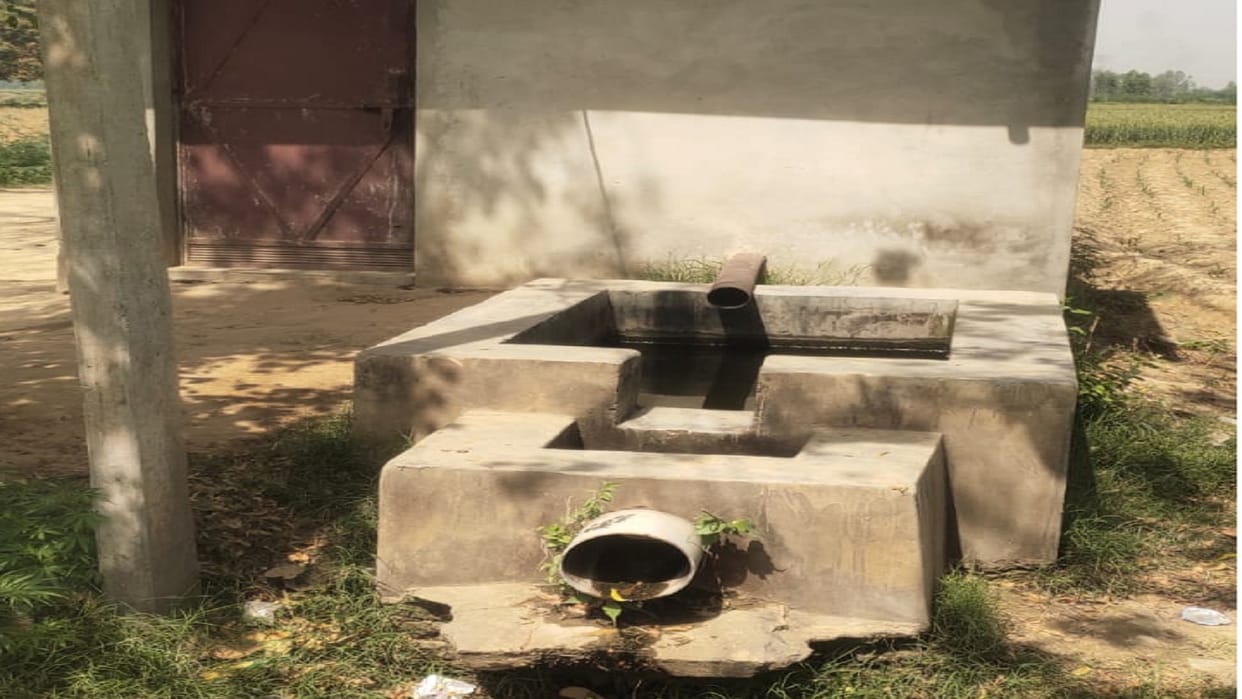 Four year old child died by drowning in a tube well mourning spread