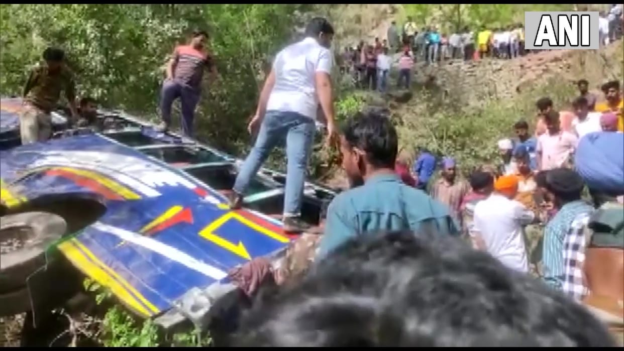Rajouri Bus Accident bus fell into gorge in rajouri one died 56 injured