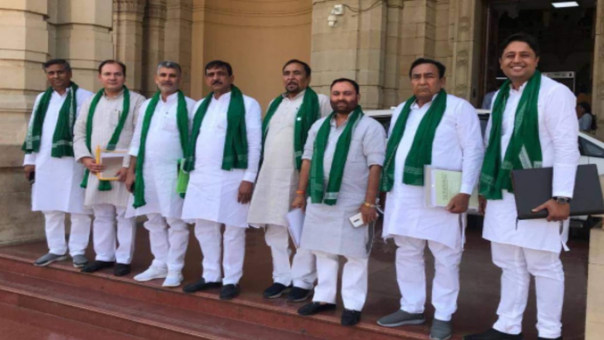 Meerut: Rajpal Balyan, the leader of the RLD's Legislature Party for the third time, Ghulam Mohammad declared as the deputy leader